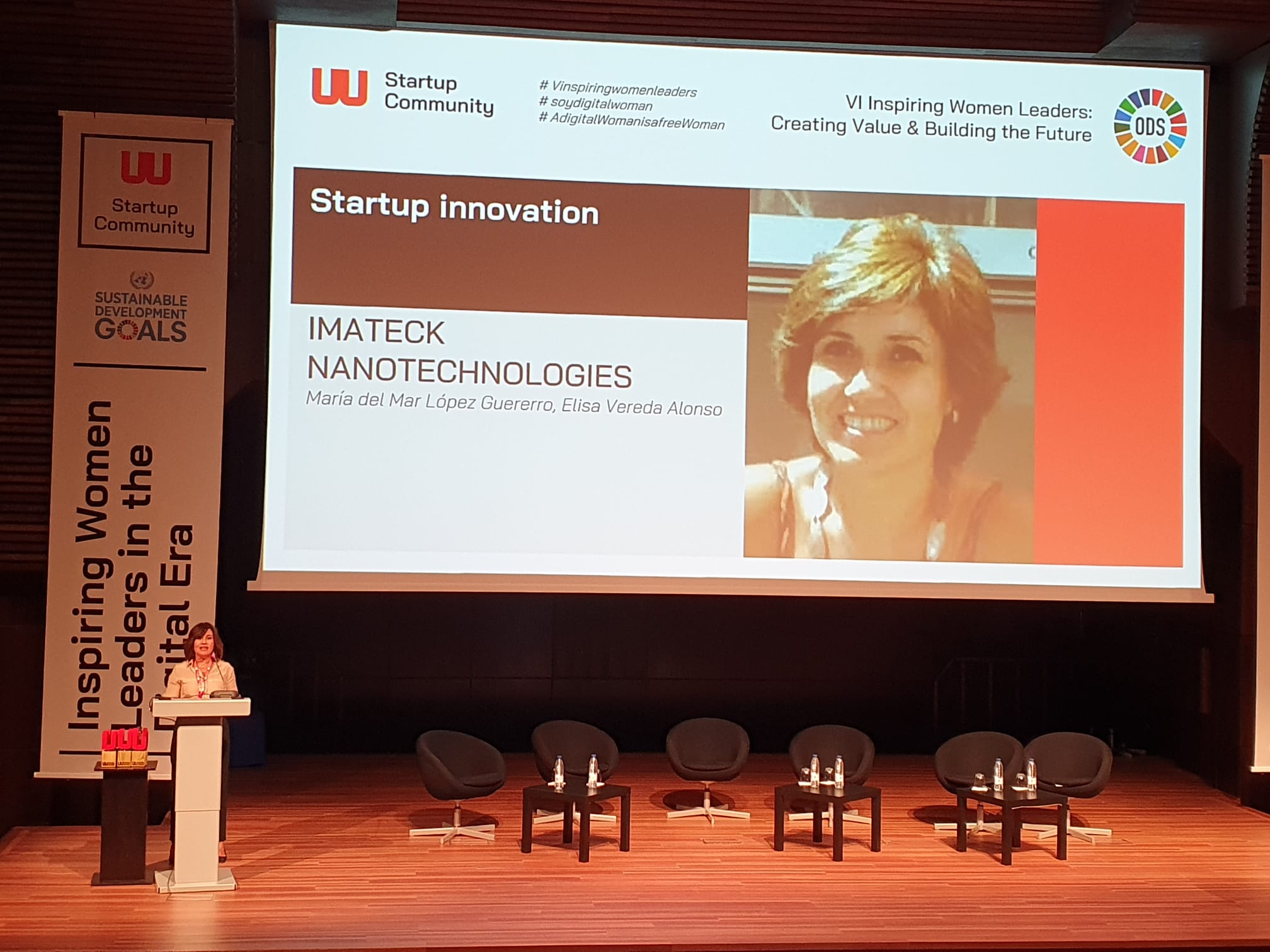 Imateck Nanotechnologies S.L. galardonada con el premio UUPRIZE en la categoría sostenibilidad en el VI Inspiring Women Leader